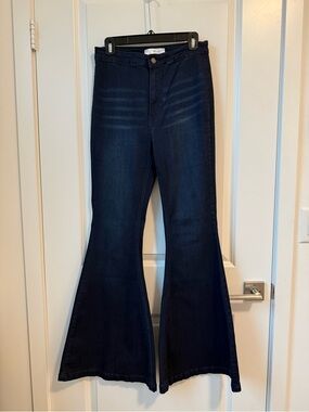 KanCan Dark Indigo High-Rise Flare Jeans 11/29